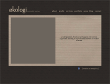 Tablet Screenshot of okologi.com.au